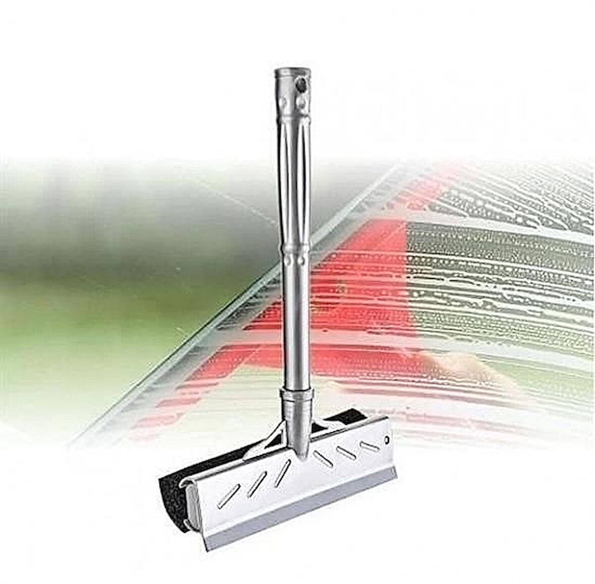 Çift Taraflı Süngerli Camsil Parfüm Kokulu Cam Silme Aparatı