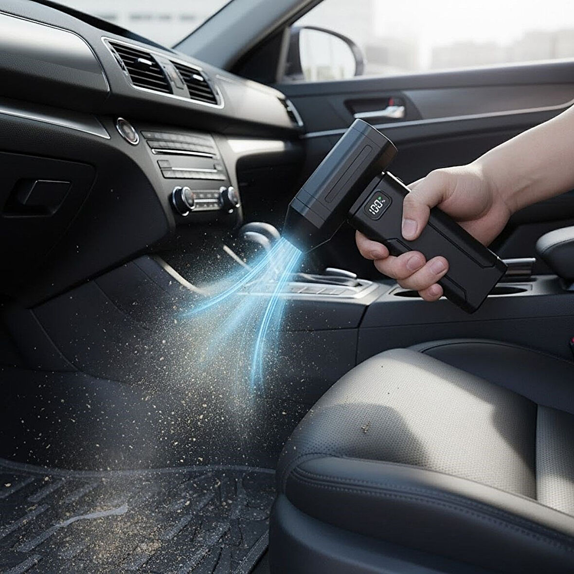 USB Şarjlı Güçlü Hava Üflemeli Toz Temizleyici Kompresör (PC ve Araç İçin)