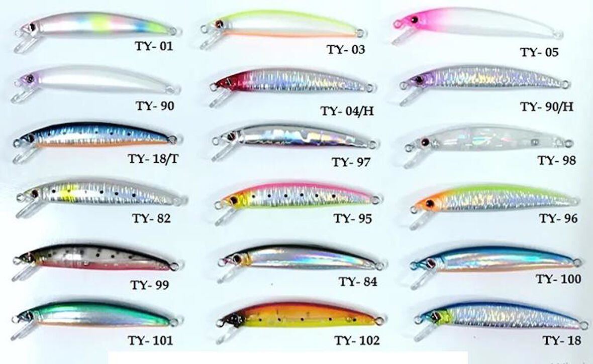 SAFİR Turko 70mm 3.8gr 30- 80 Derinlik Sahte Balık