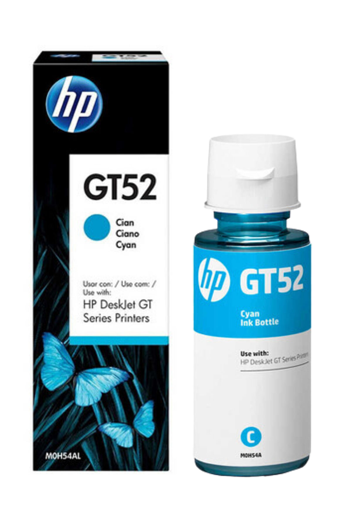 Hp GT52-M0H54AE Mavi Orjinal Mürekkep Kartuş