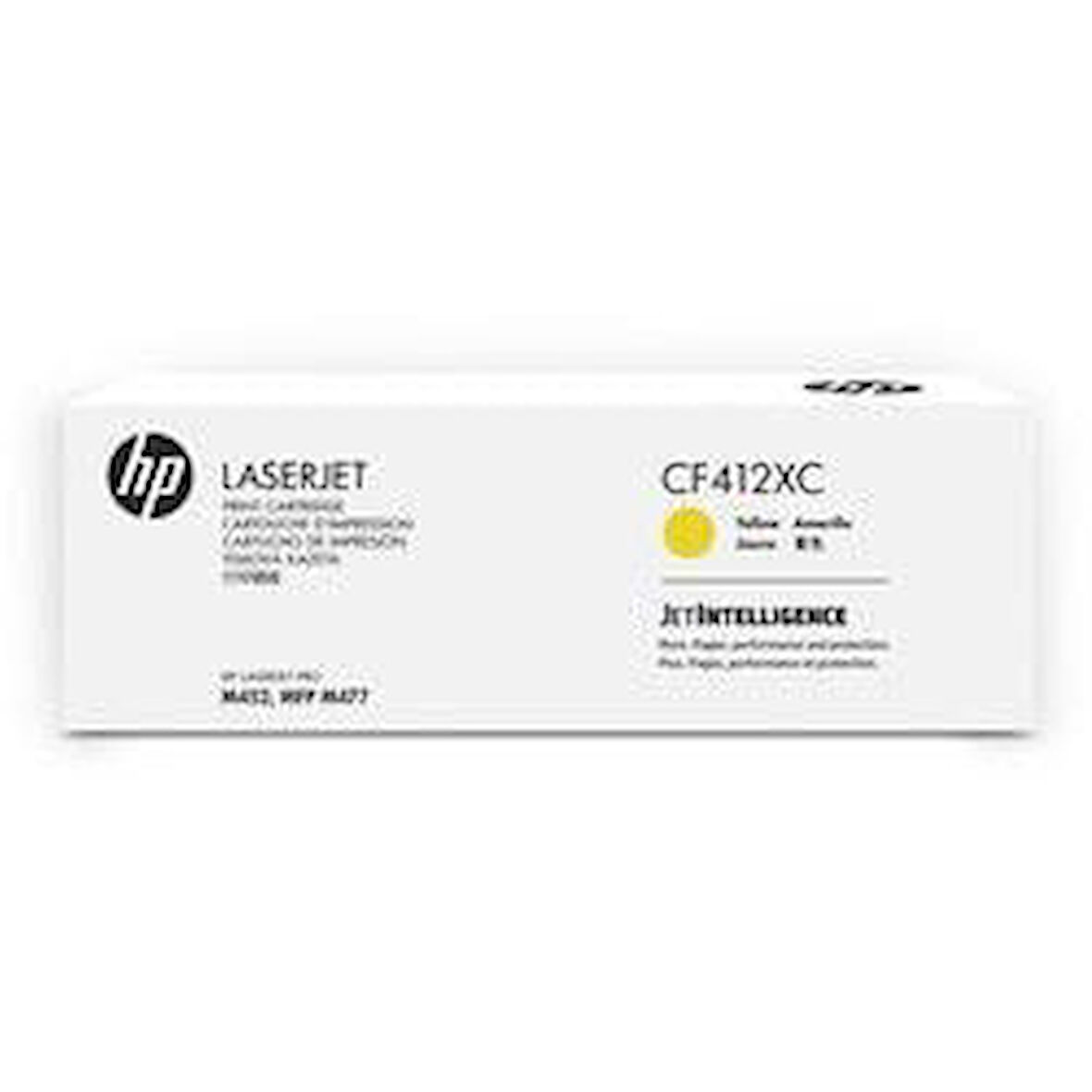 HP CF412XC (410X) Sarı Yellow Orjinal Toner Yüksek Kapasite M452dn / M477dw KUTU HASARLI