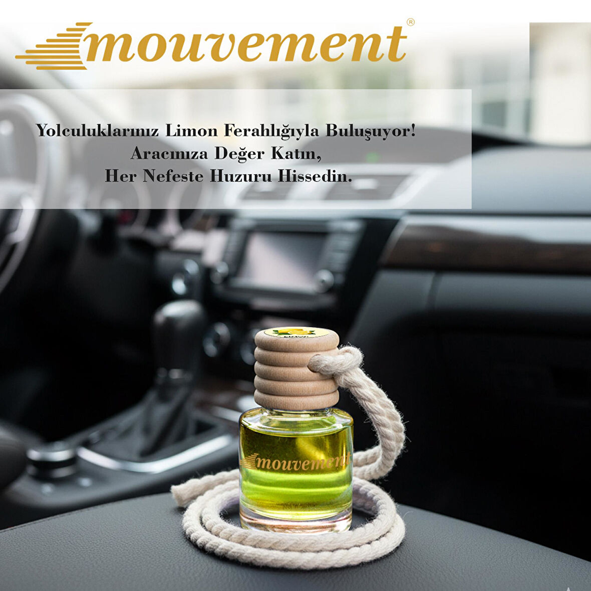 Limon Ferahlığı 8 ml Oto Kokusu – Aracınızda Enerji Dolu Bir Tazelik