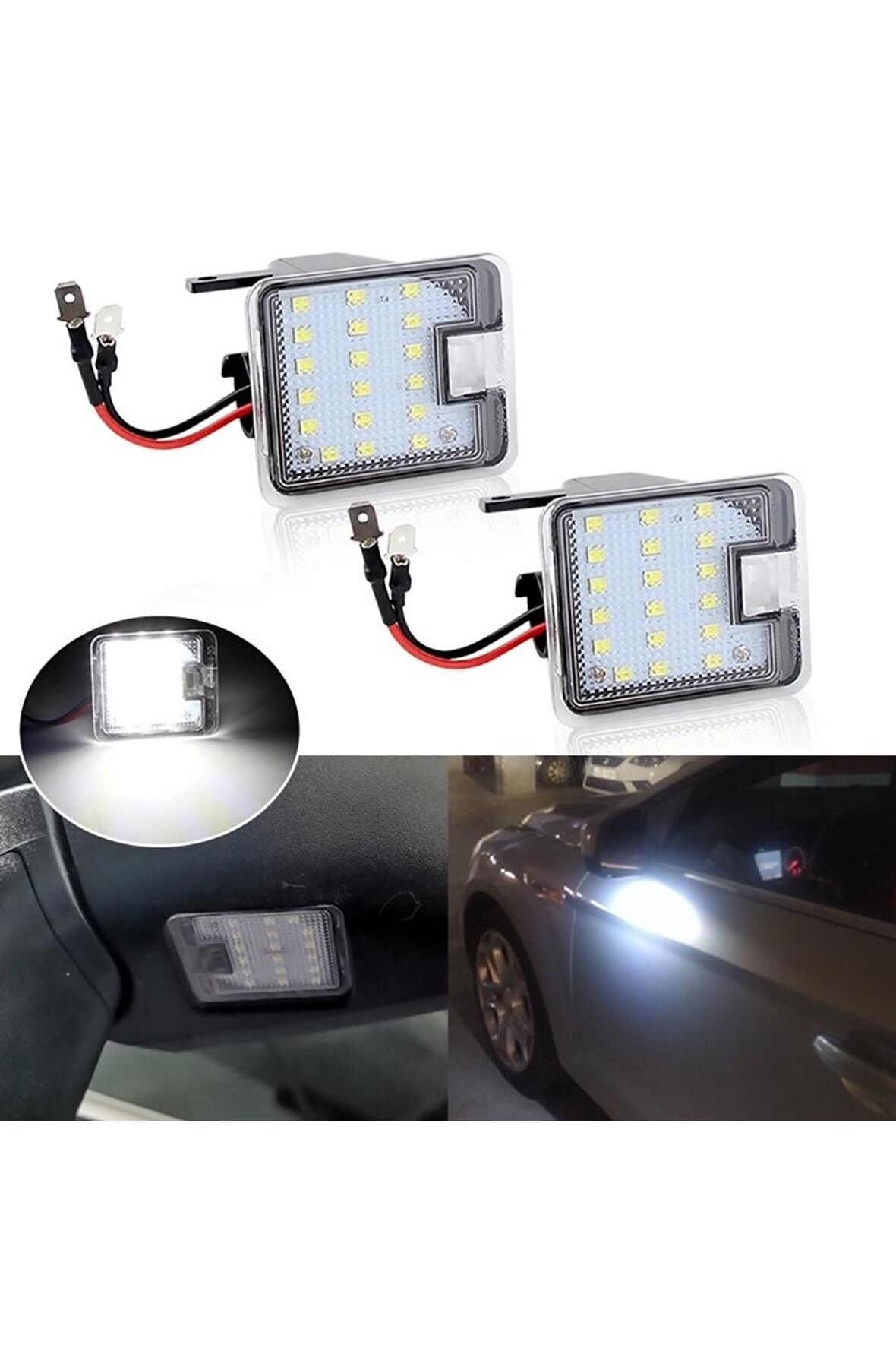 Ford Uyumlu Ayna Altı Led Focus Ayna Altı Kuga Ayna Altı Mondeo Ayna Altı Led Beyaz Işık