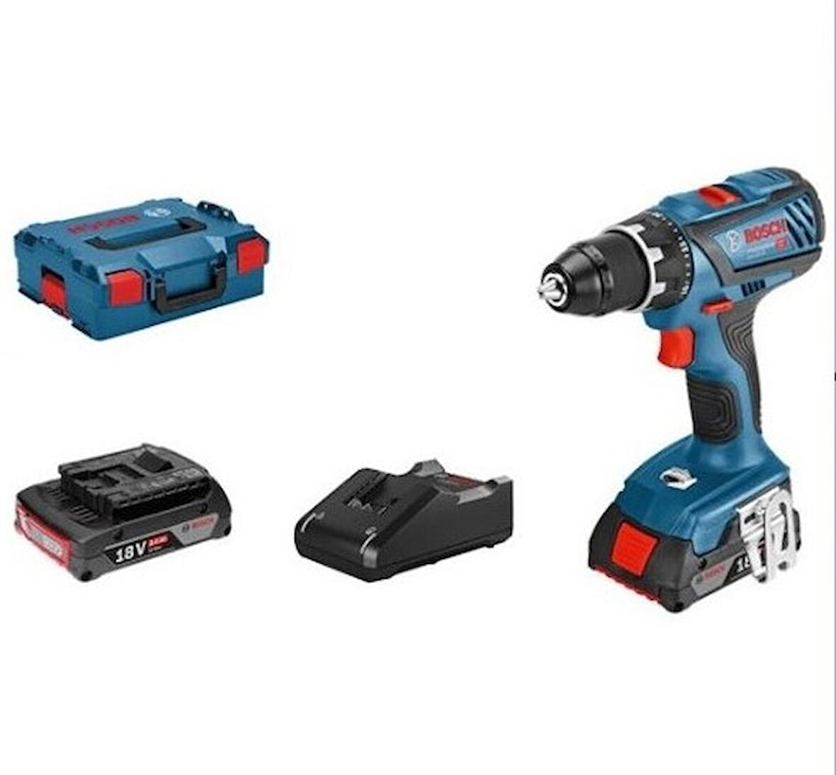 Bosch Gsr 18v-28 Pofessional 2x2,0 Ah Akülü Delme Vidalama Makinesi