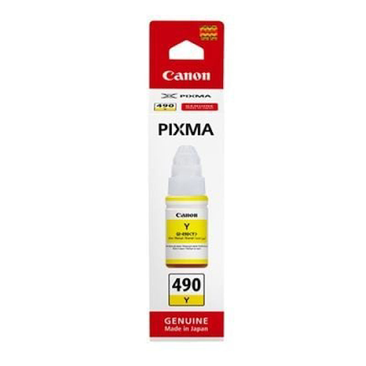 Canon GI-490Y (0666C001) Sarı Yellow Orjinal Mürekkep G1400 / G2400