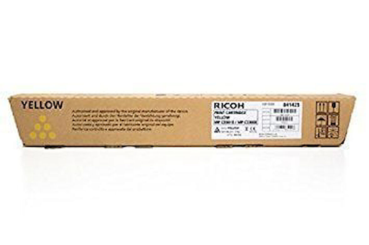 Ricoh 842044 Sarı Orjinal Toner - MPC2800 / MPC3001 / MPC3300 / MPC3501