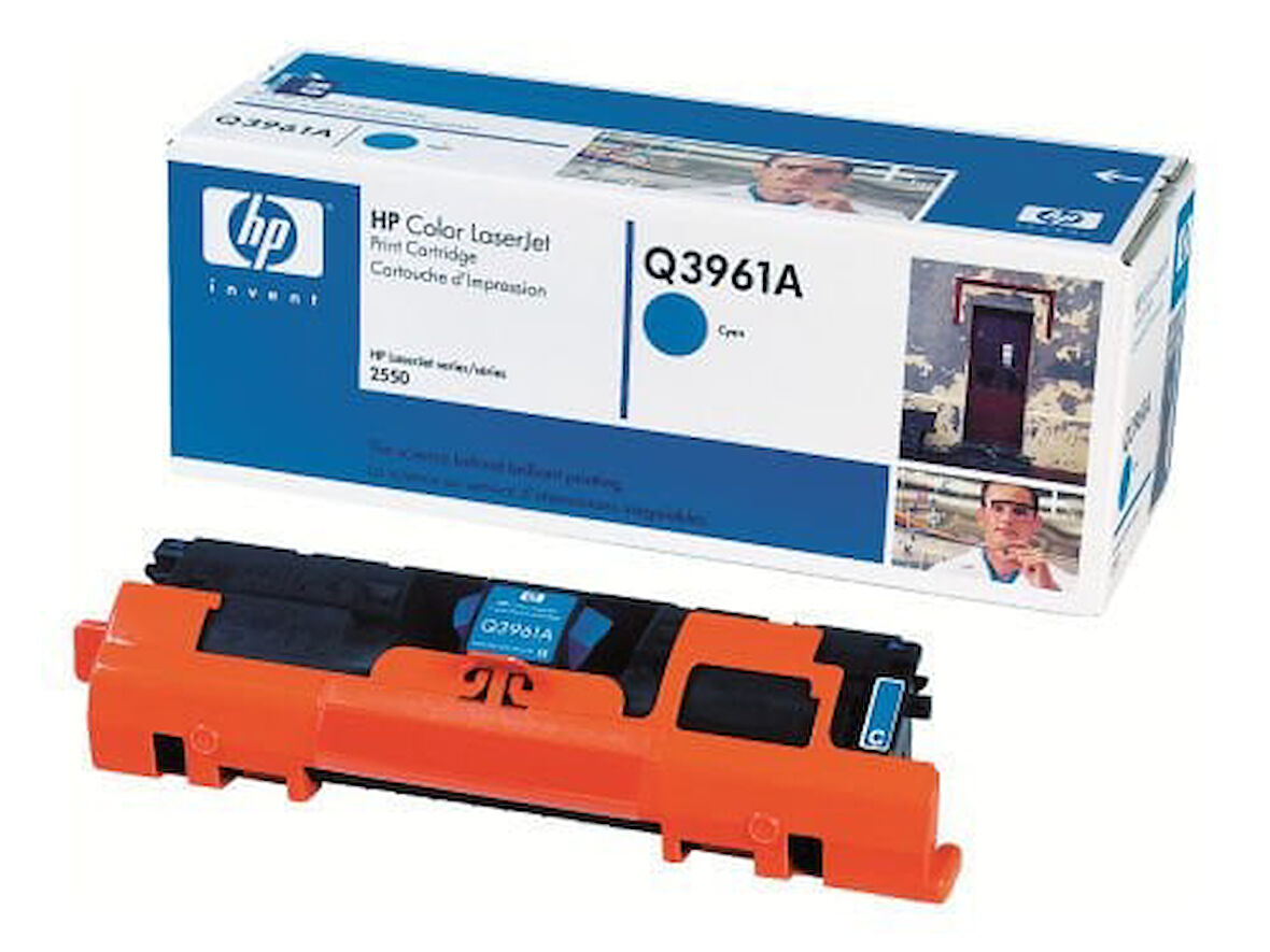 HP Q3961A (122A) Mavi Cyan Orjinal Toner LaserJet 2550