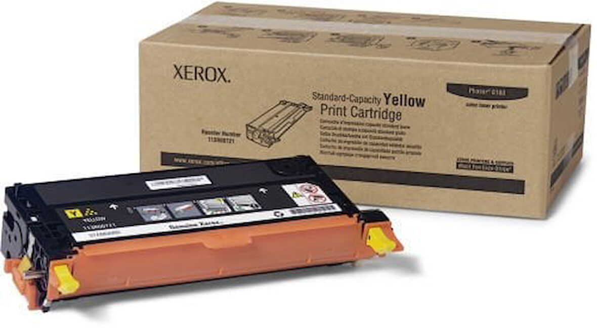 Xerox 113R00721 Sarı Yellow Orjinal Standart   Toner Phaser 6180