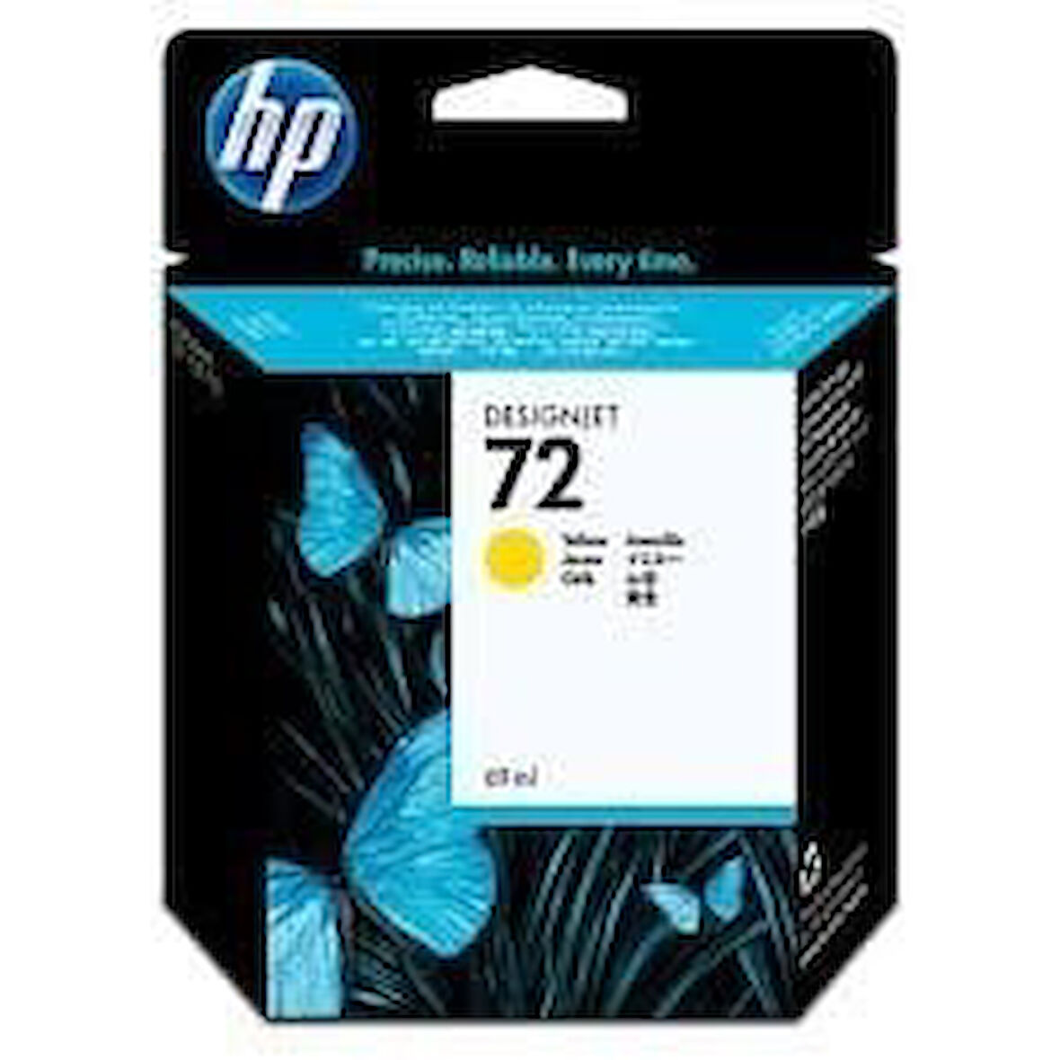 HP C9400A (72) Sarı Yellow  Orjinal Kartuş 69 ml  DesignJet T610 Eski Tarihli