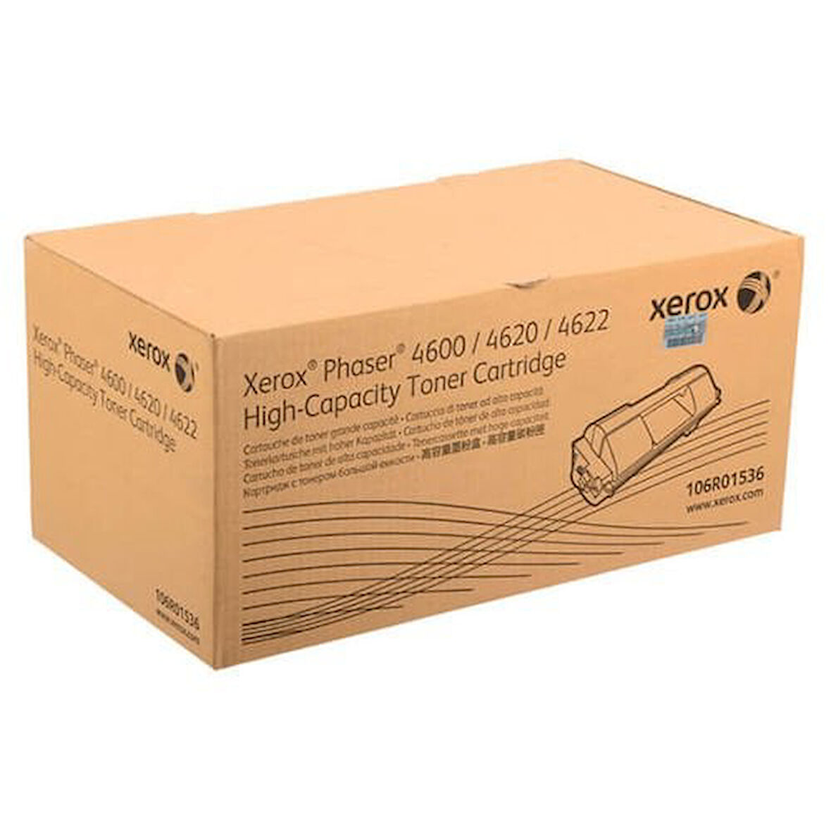 Xerox 106R01536 Siyah Black Orjinal Toner Yüksek Kapasite - Phaser 4600 / 4620 KUTU HASARLI