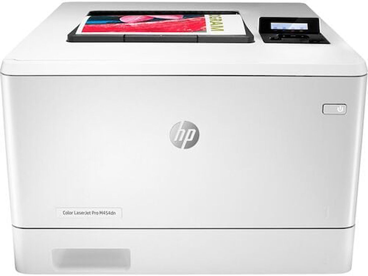 HP Laserjet Pro M454DN W1Y44A Renkli Lazer Yazıcı TAM DOLU TONERLİ