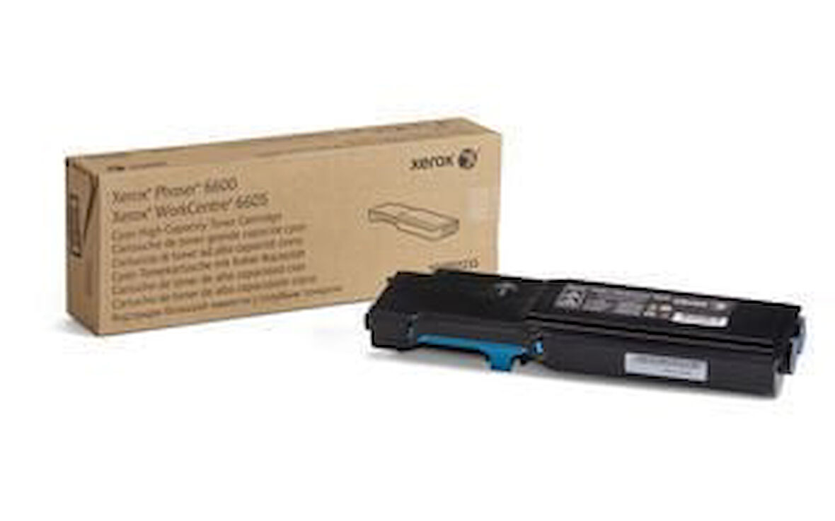 Xerox 106R02233 Mavi Cyan Orjinal Toner Yüksek Kapasite - Phaser 6600 / 6605