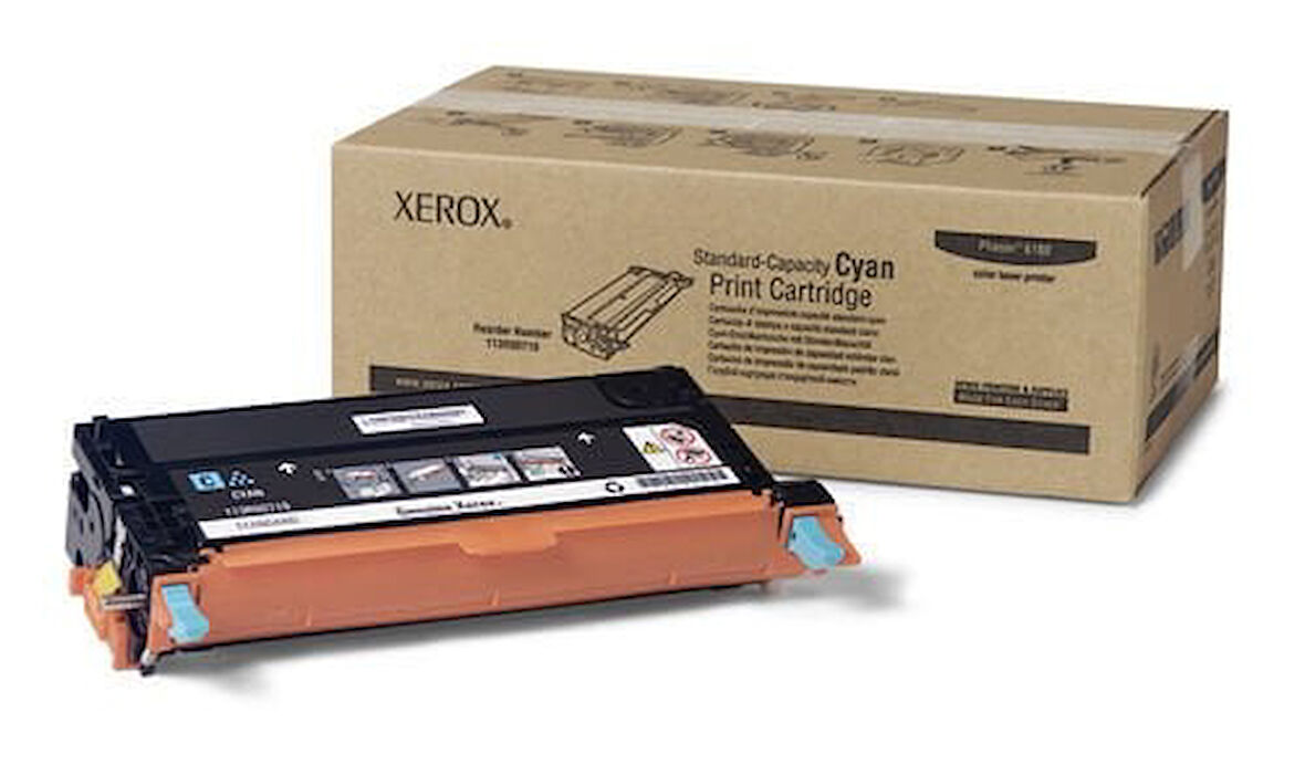 Xerox 113R00719 Mavi Cyan Standart Orjinal Toner  Phaser 6180