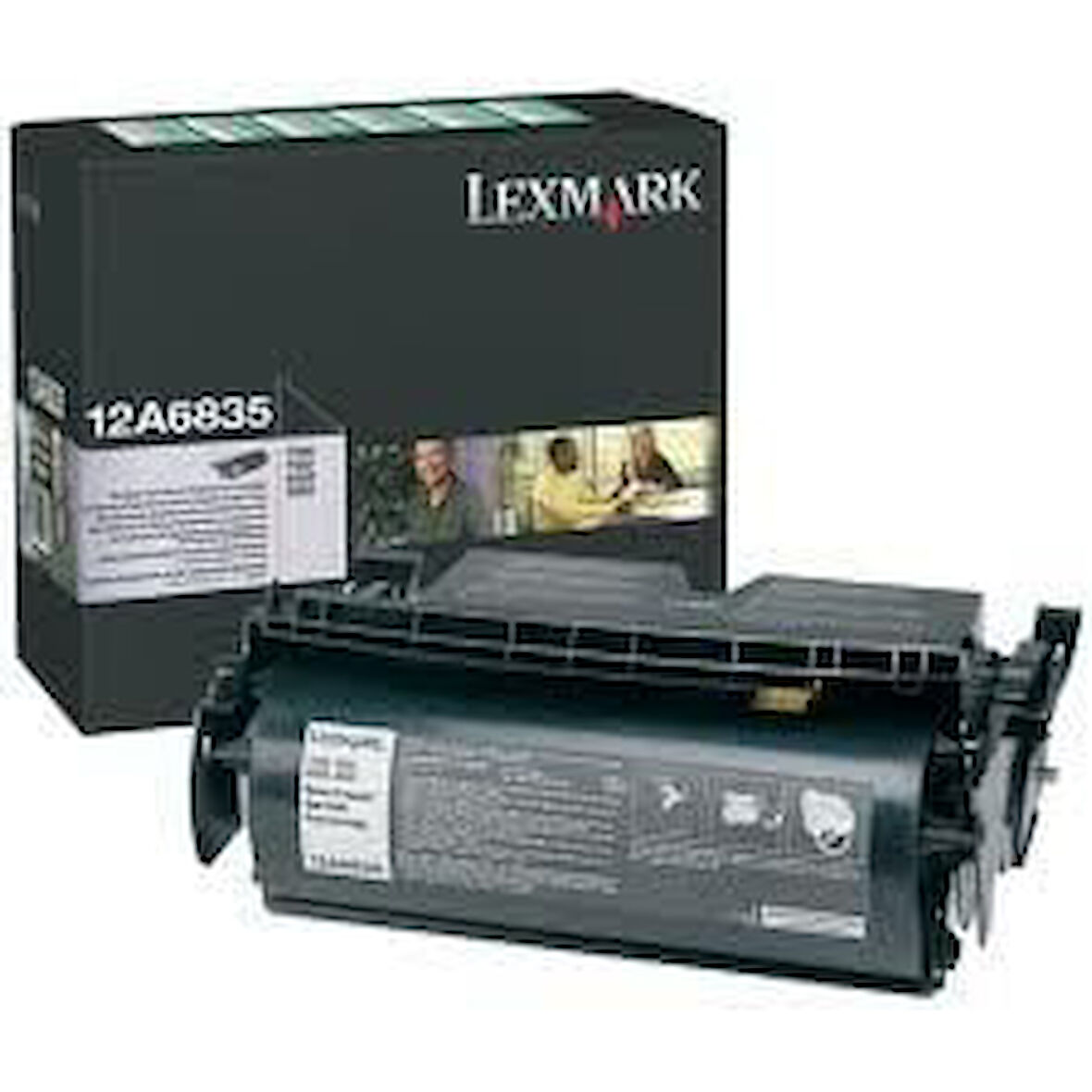 Lexmark 12A6835 Siyah Black Orjinal Toner Yüksek Kapasiteli T520 / T522 KUTUSUZ