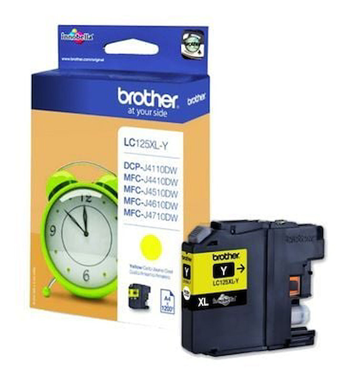 Brother LC125XL Sarı Yüksek Kapasite  High Capacity Yellow Kartuş