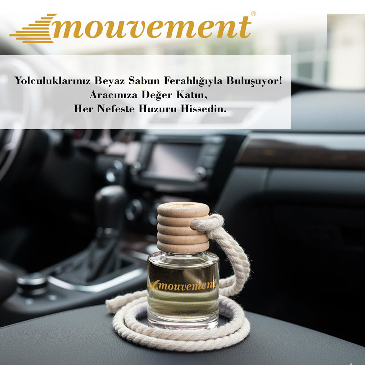 Beyaz Sabun 8 ml Oto Kokusu – Temizlik ve Ferahlığın Saf Hali