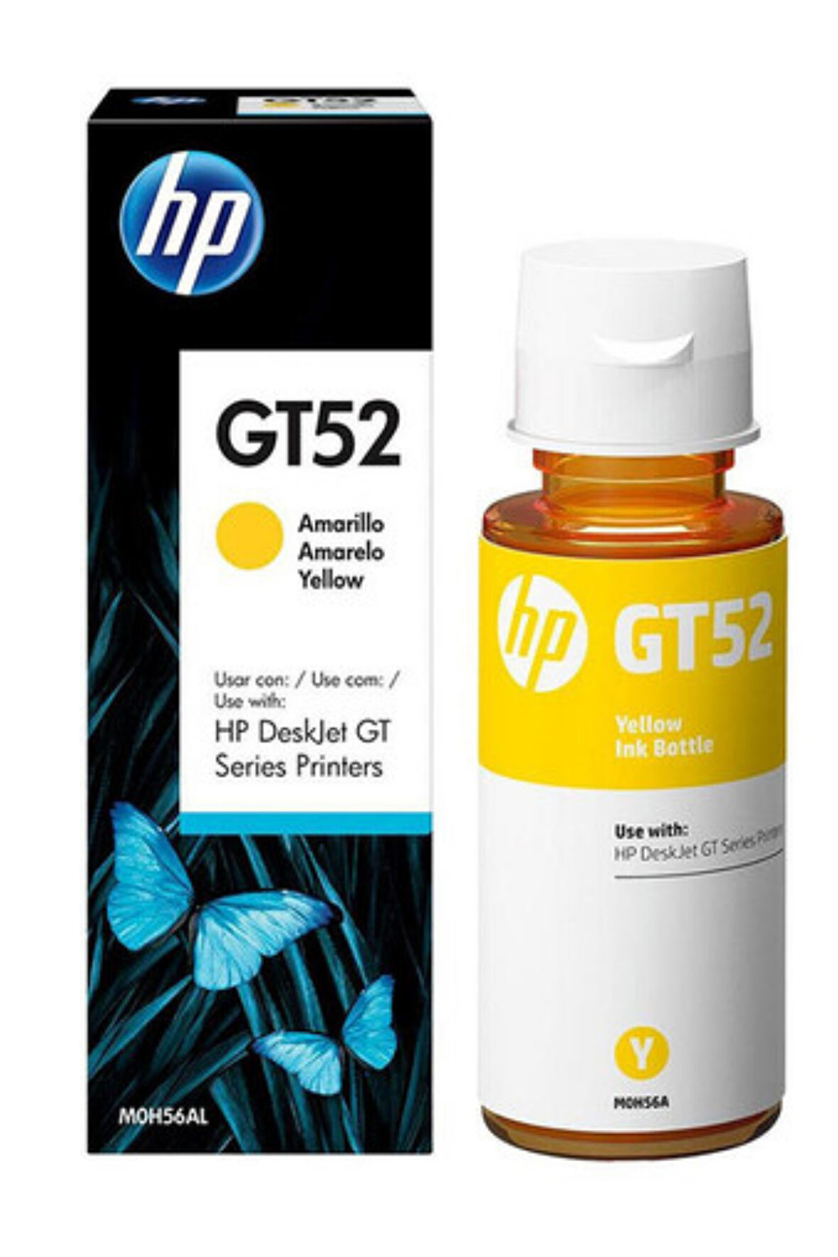 Hp GT52-M0H56AE Sarı Orjinal Mürekkep Kartuş