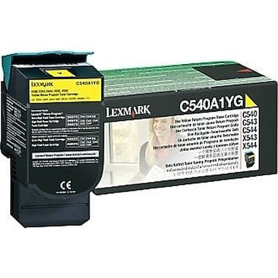 Lexmark C540A1YG Sarı Yellow Orjinal Toner C540 / C543