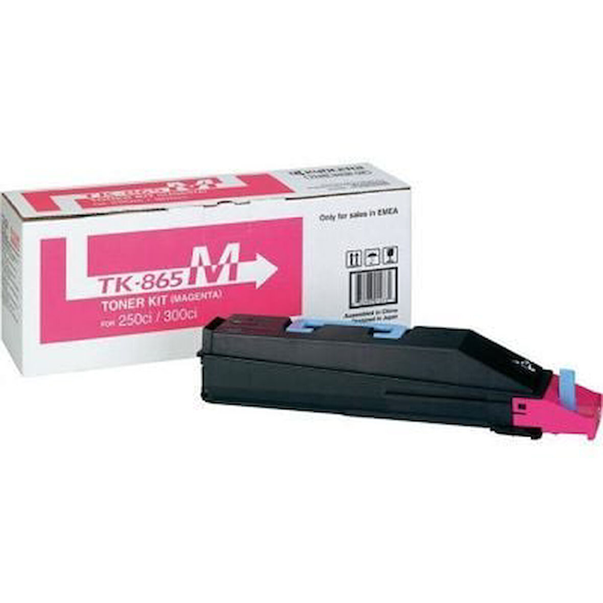 Kyocera TK-865M (1T02JZBEU0) Kırmızı Magenta Orjinal Toner TasKalfa 250Ci