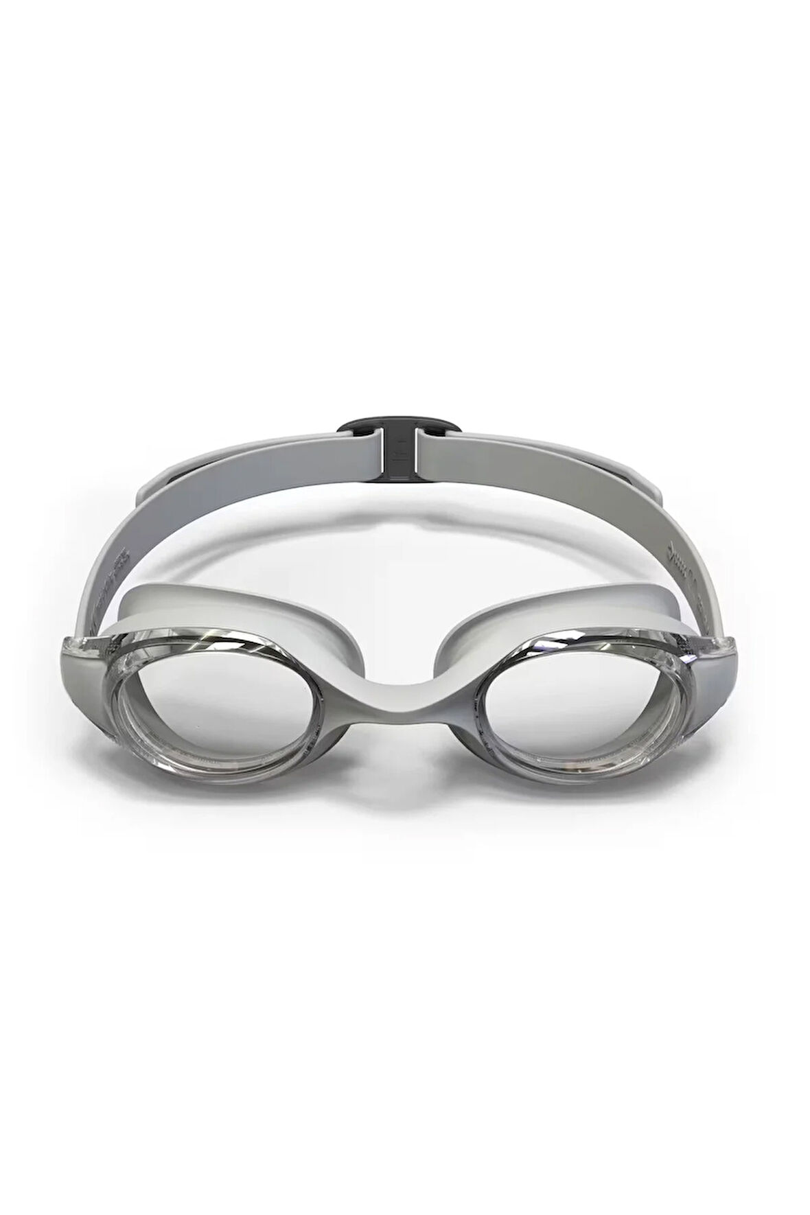 Standart Yüzücü Gözlüğü + Lens Temizleme Spreyi & Bez – Anti-Fog, Su Geçirmez, Gri Renk