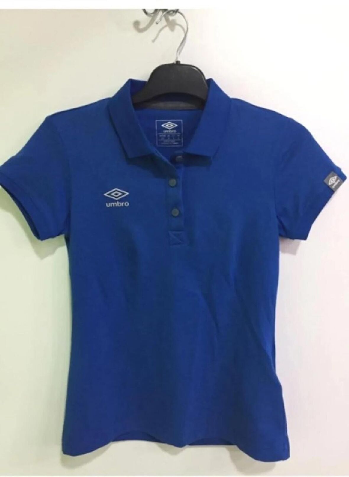 Umbro Vf 0033 Sax Mavi Polo Yaka  Kadın T-shirt