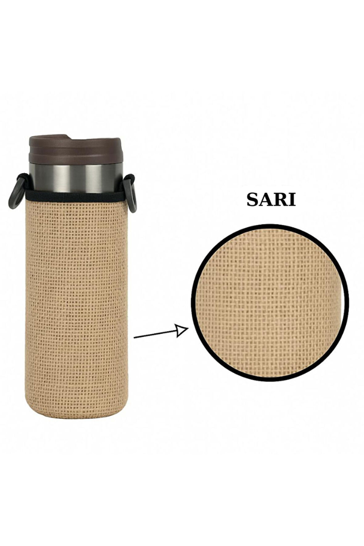 Travel Mug 0.35 Lt. ile Uyumlu Omuz Askılı Termos Kılıfı