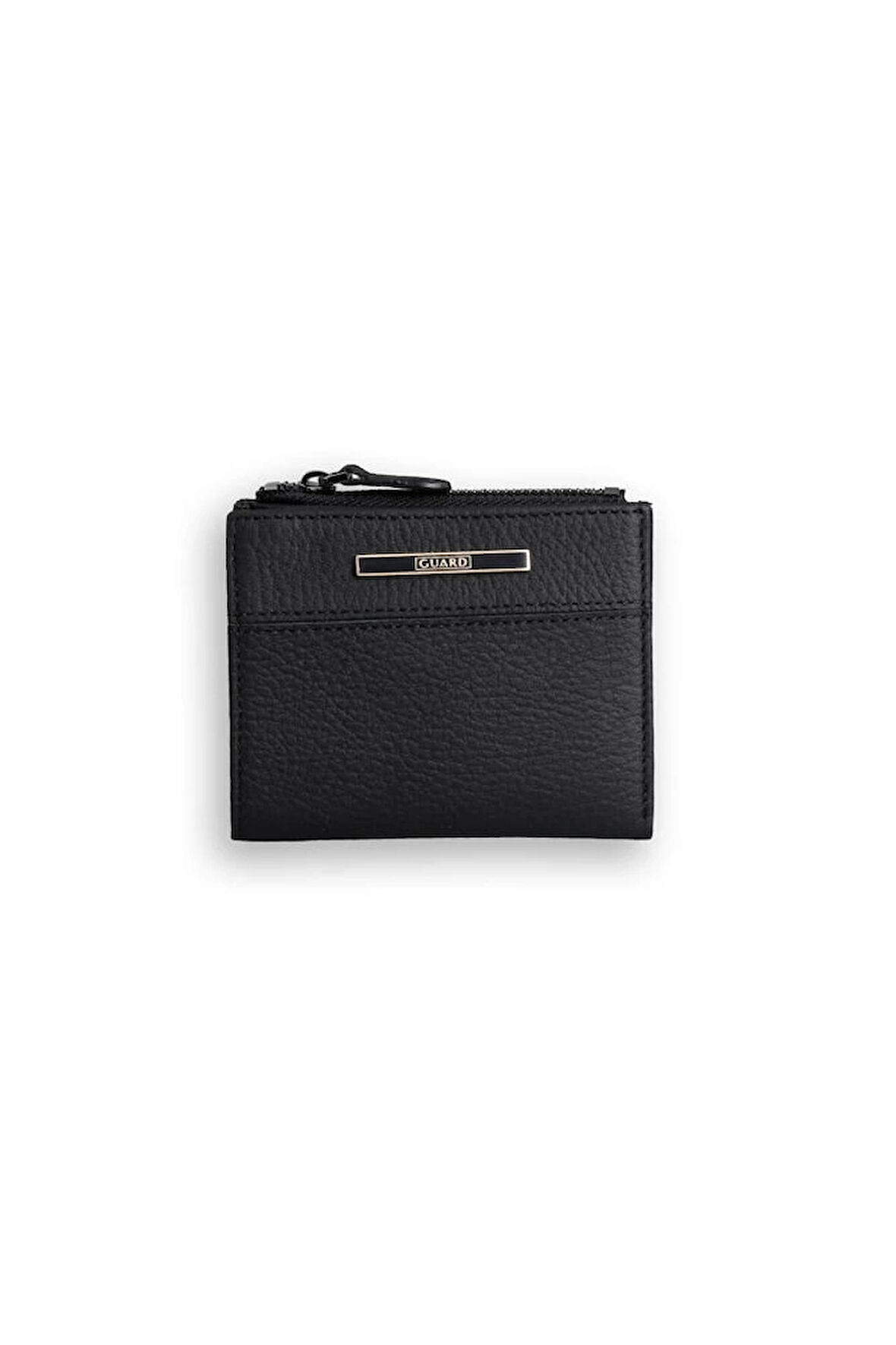 Guard  Küçük Boy Siyah Bozuk Paralıklı Hakiki Deri Kadın Cüzdanı