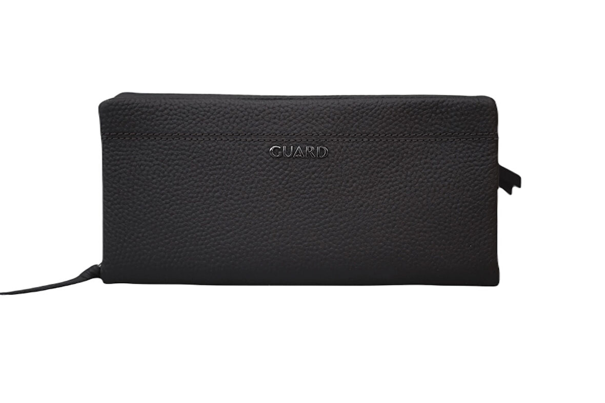 Guard Siyah Guti Mat El Pörtföyü Cüzdan