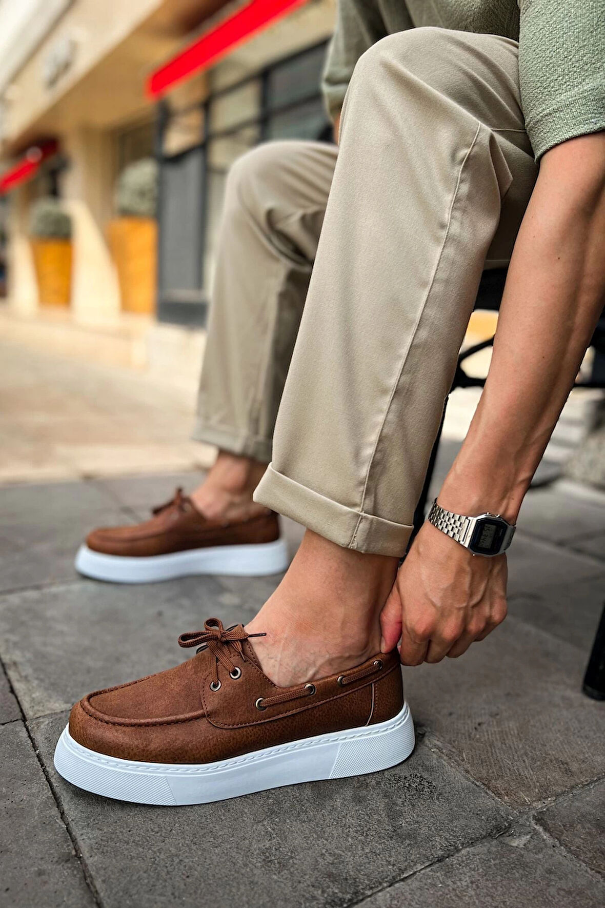 MN419 - CBT Torrini Erkek Ayakkabı TABA