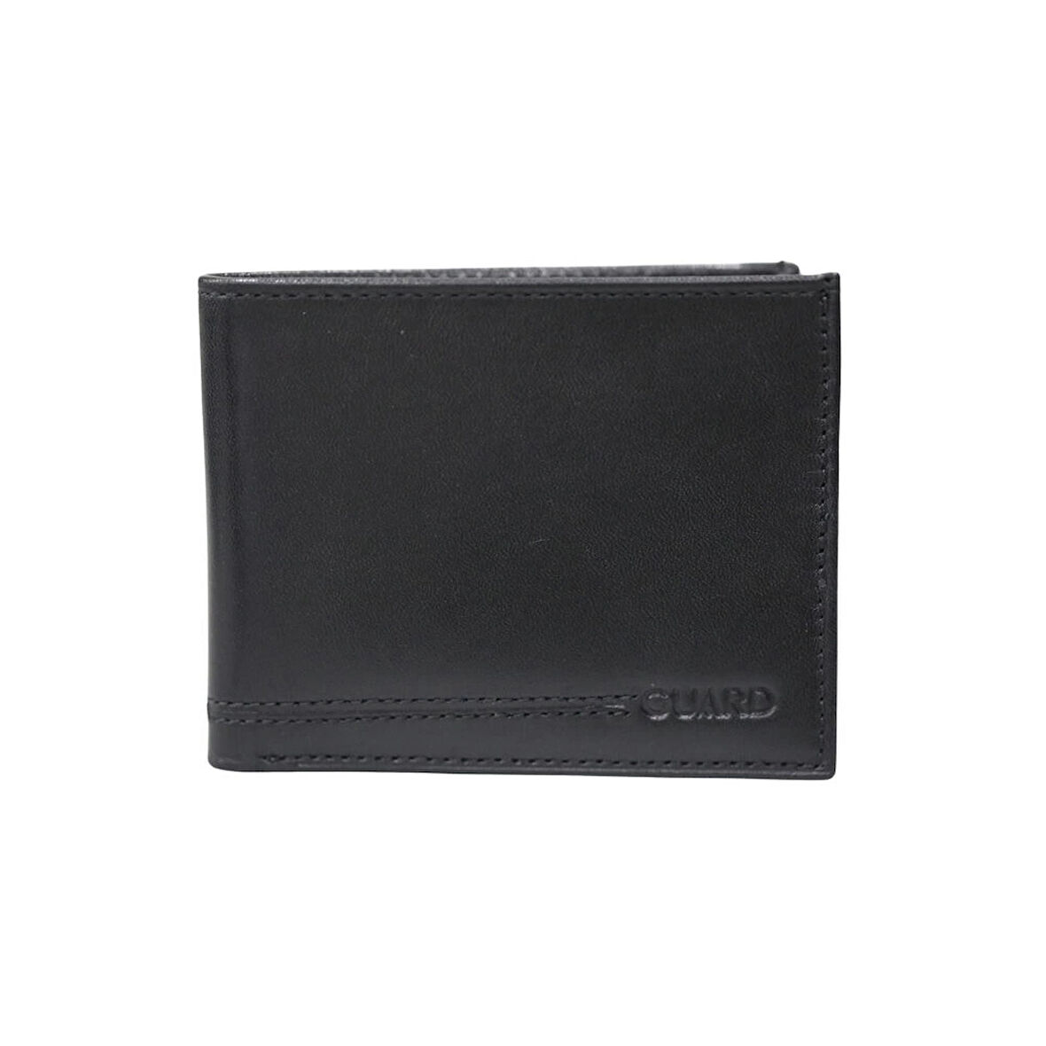 Guard Temi Siyah Klasik Deri Erkek Cüzdanı