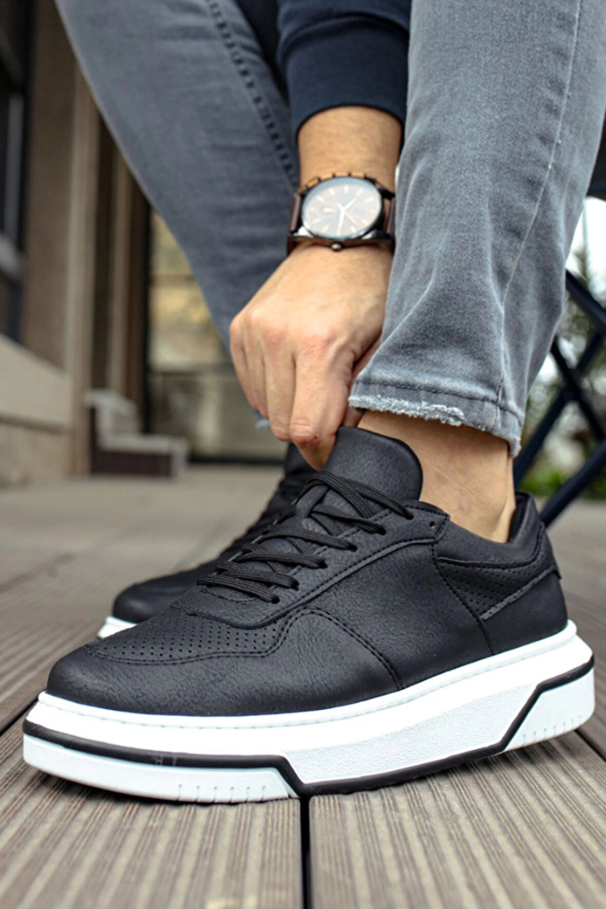 MN075 - CBT Signature Erkek Ayakkabı SIYAH