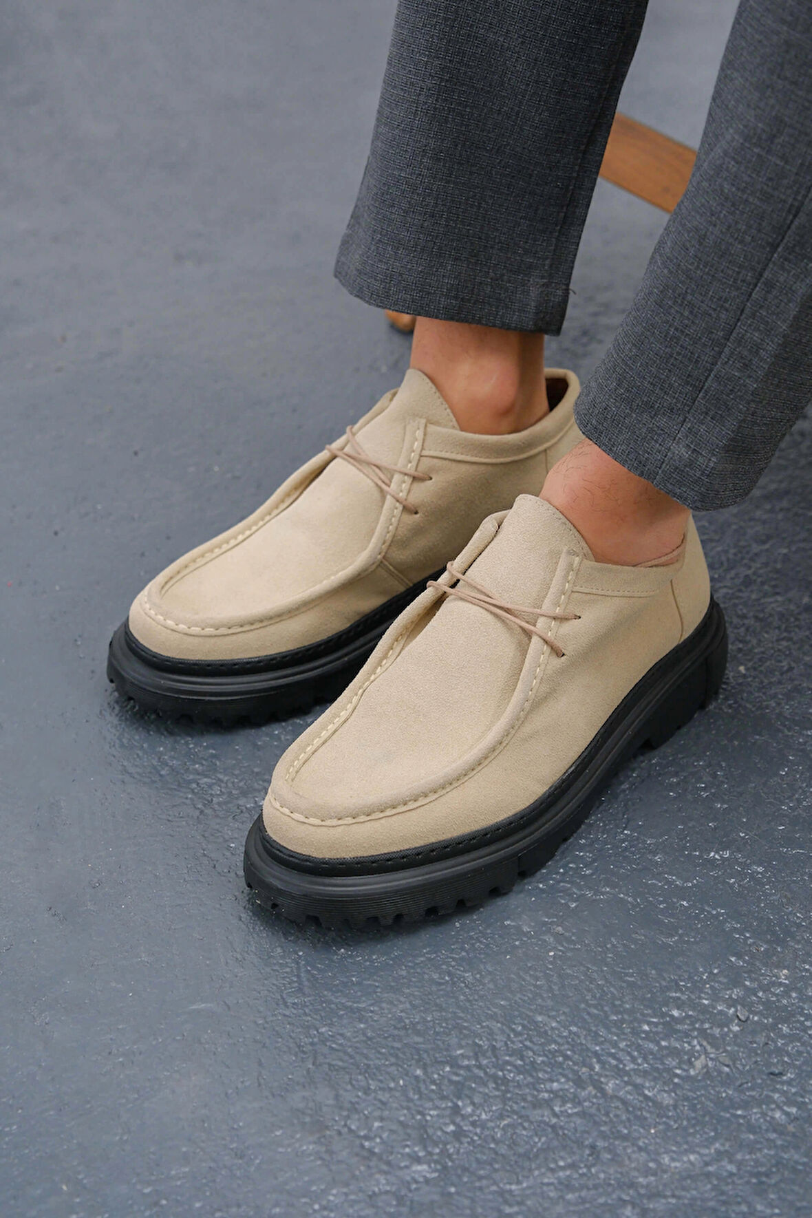 MN2404 - SST Castle Erkek Ayakkabı BEJ