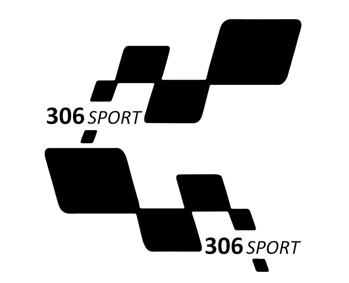 306 sport Etiket Yapıştırma 30cmx11cm MMD131