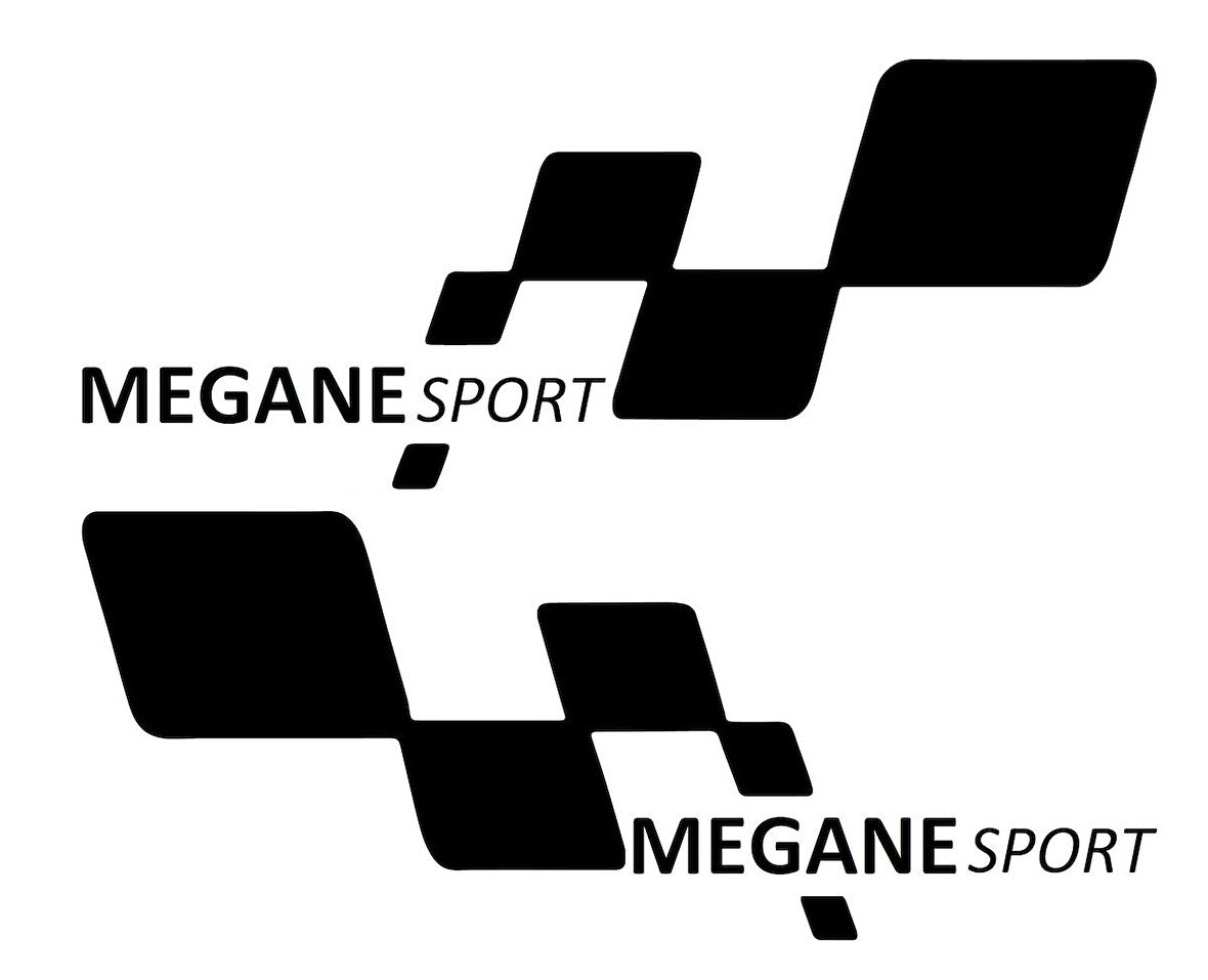 MEGANE sport Etiket Yapıştırma 30cmx11cm MMD254