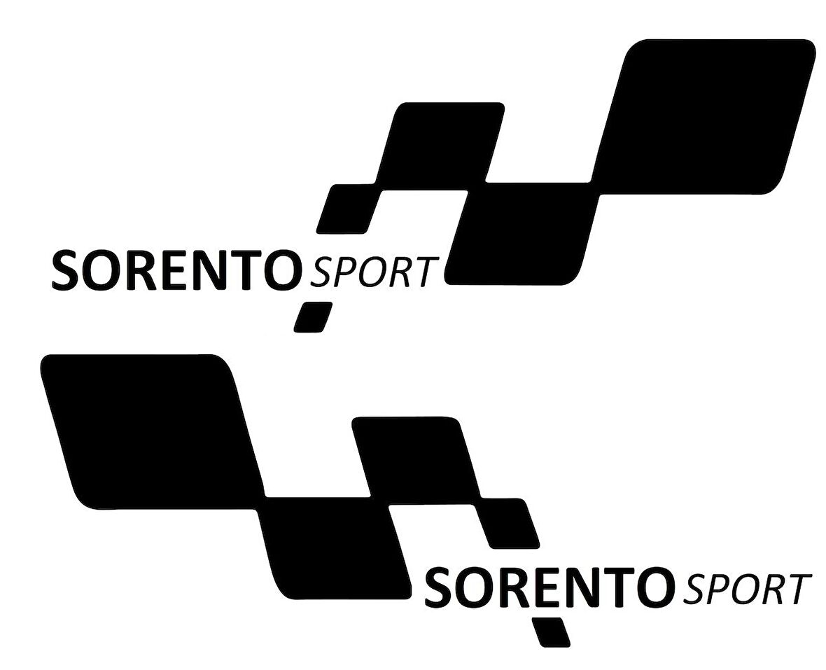 SORENTO sport Etiket Yapıştırma 30cmx11cm MMD303