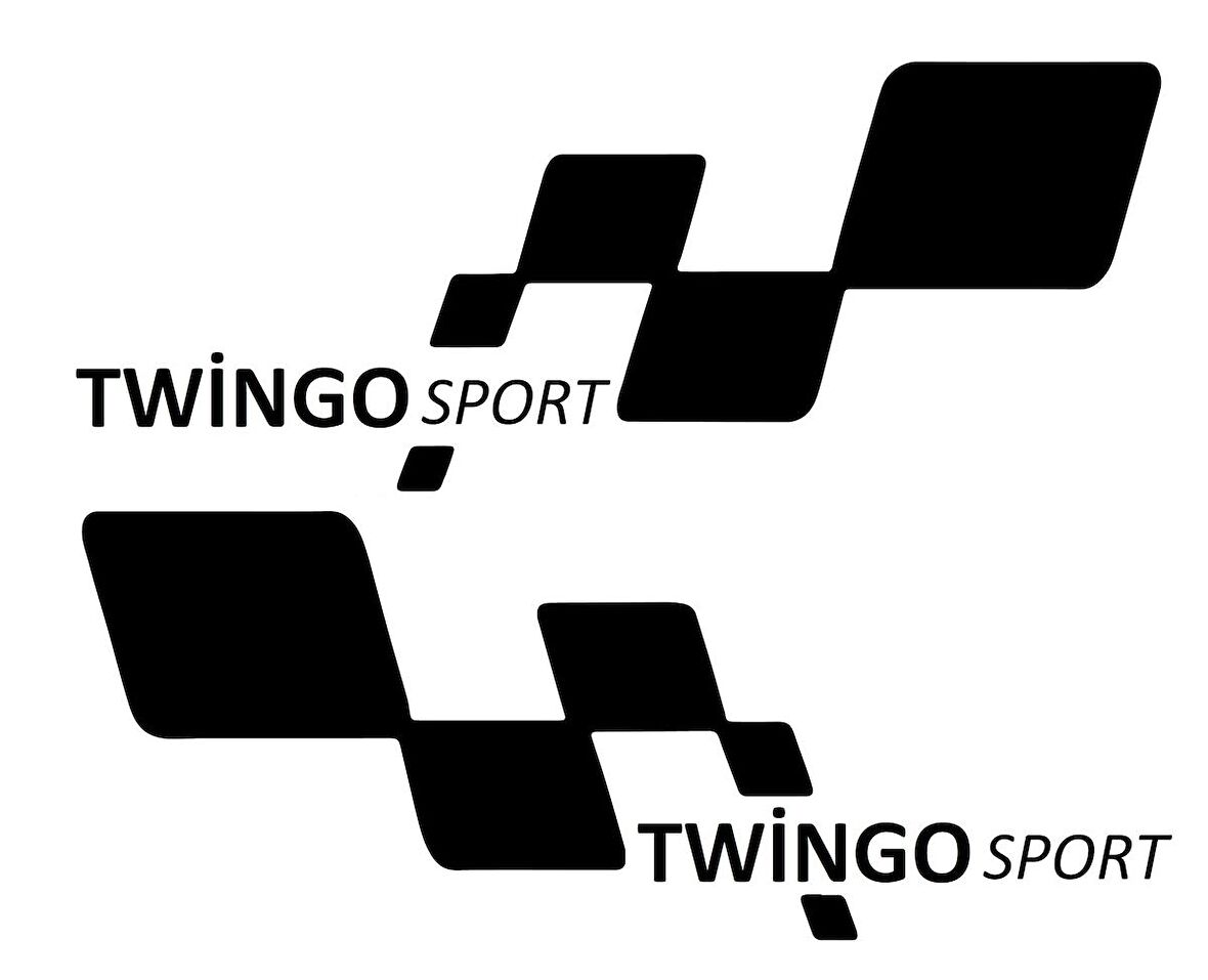 twingo sport Etiket Yapıştırma 30cmx11cm MMD329