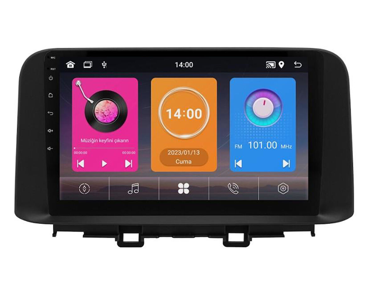 Hyundai Kona Android Multimedya Sistemi (2018-2022) for-x 6/128