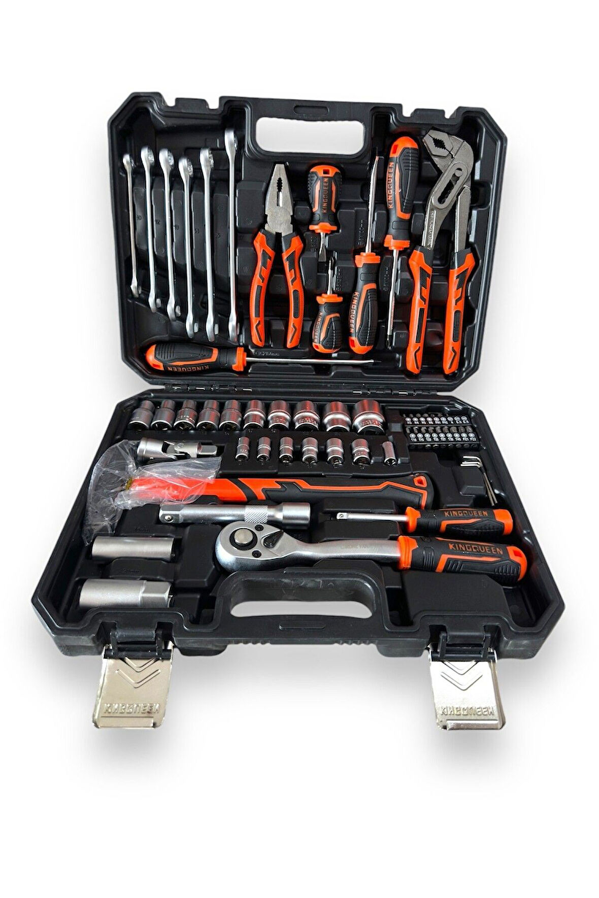 58 Parça 72 Diş Eğik Cırcır 1/2 Profesyonel Lokma Takım Ve Alet Seti