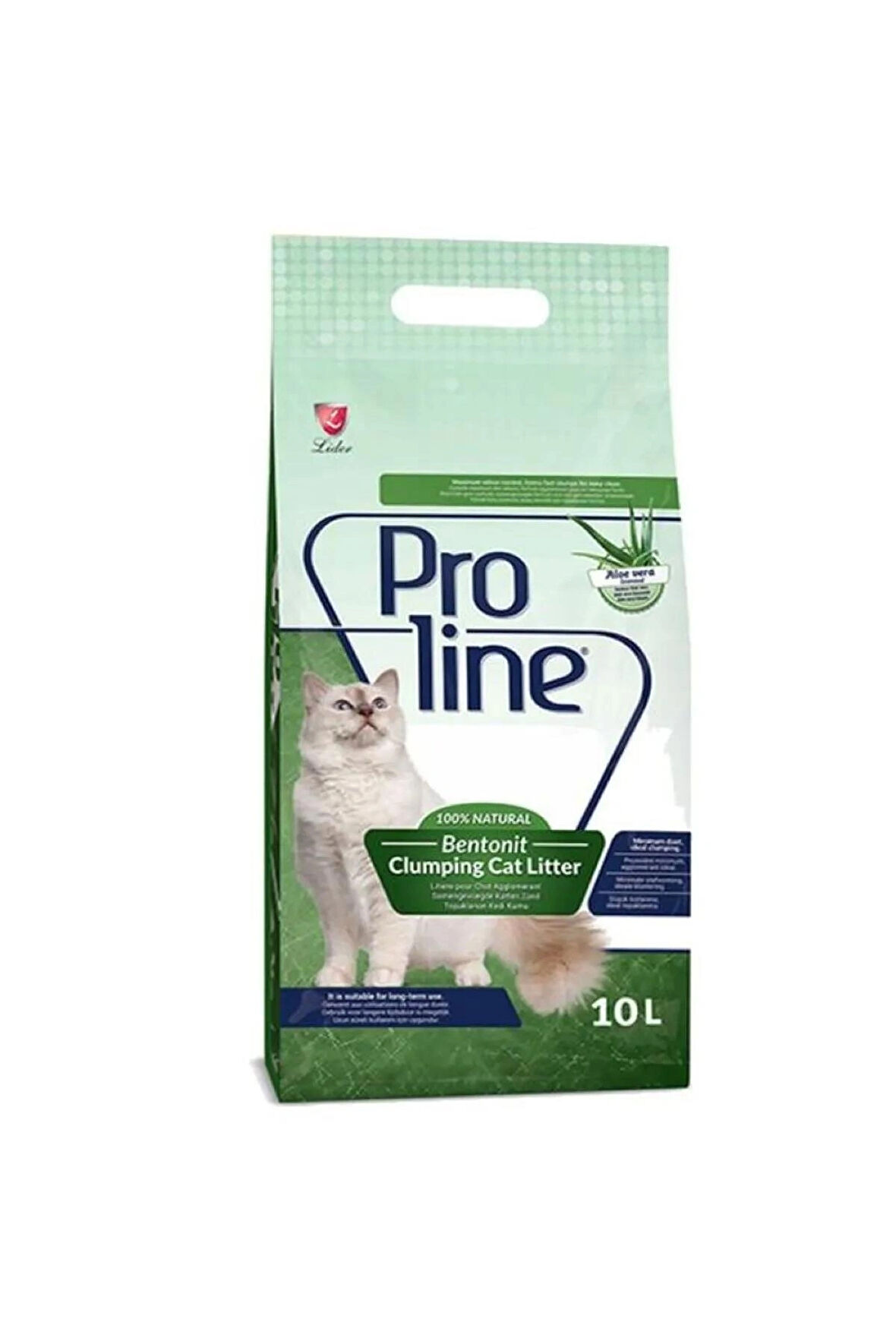 Proline Proline Aloe Vera Kokulu Hızlı Topaklanan Bentonit Kedi Kumu 10 lt