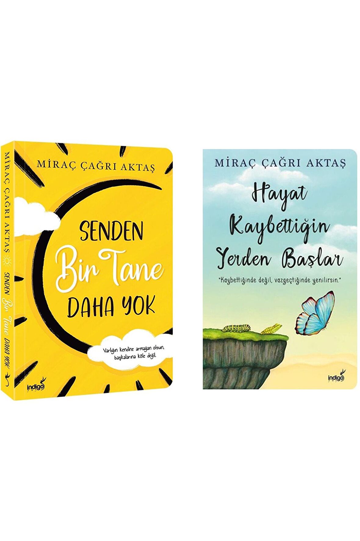 Hayat Kaybettiğin Yerden Başlar - Senden Bir Tane Daha Yok Miraç Çağrı Aktaş 2 Kitap Set