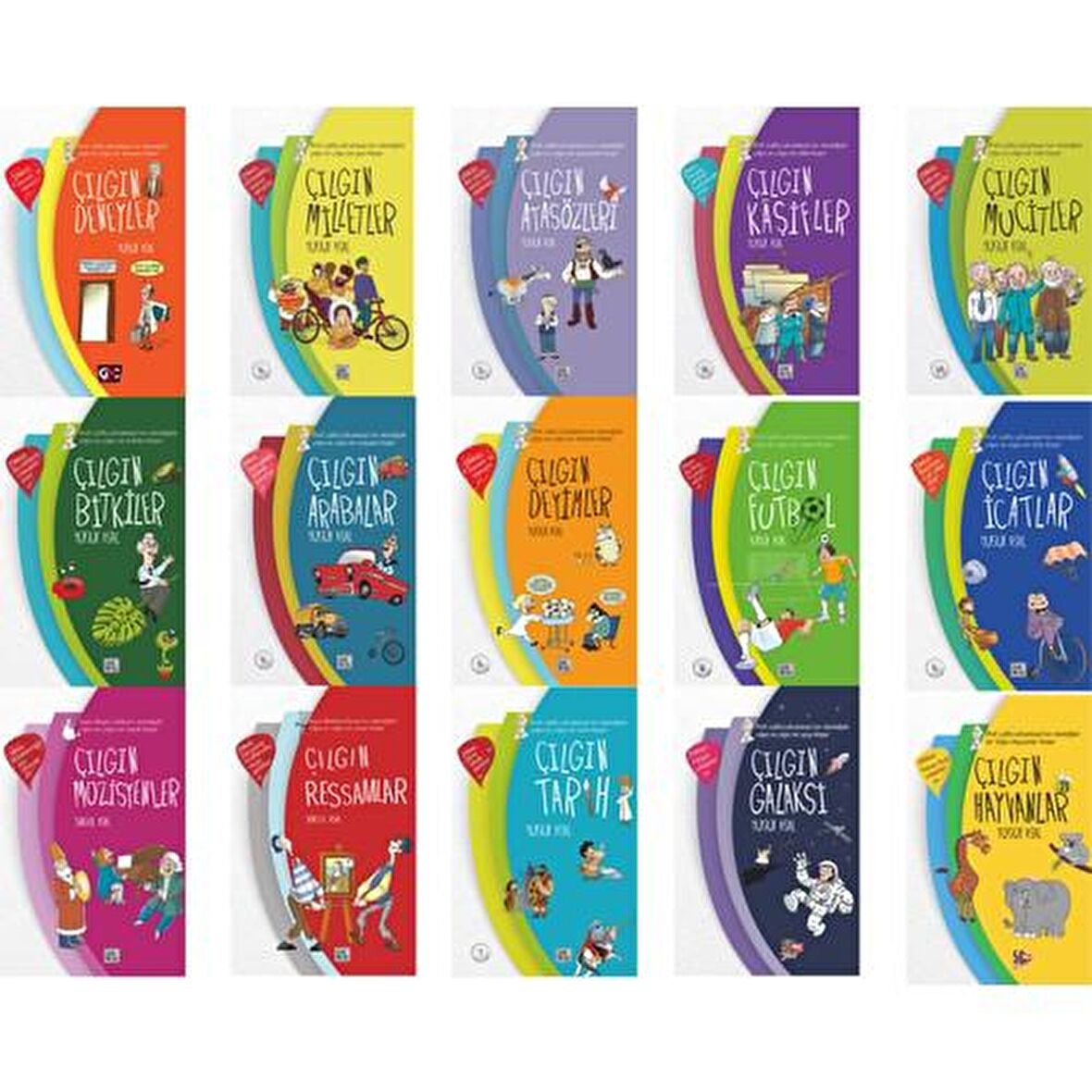 Nesil Genç Çılgın Bilgiler Serisi 15 Kitap Set - Yusuf Asal