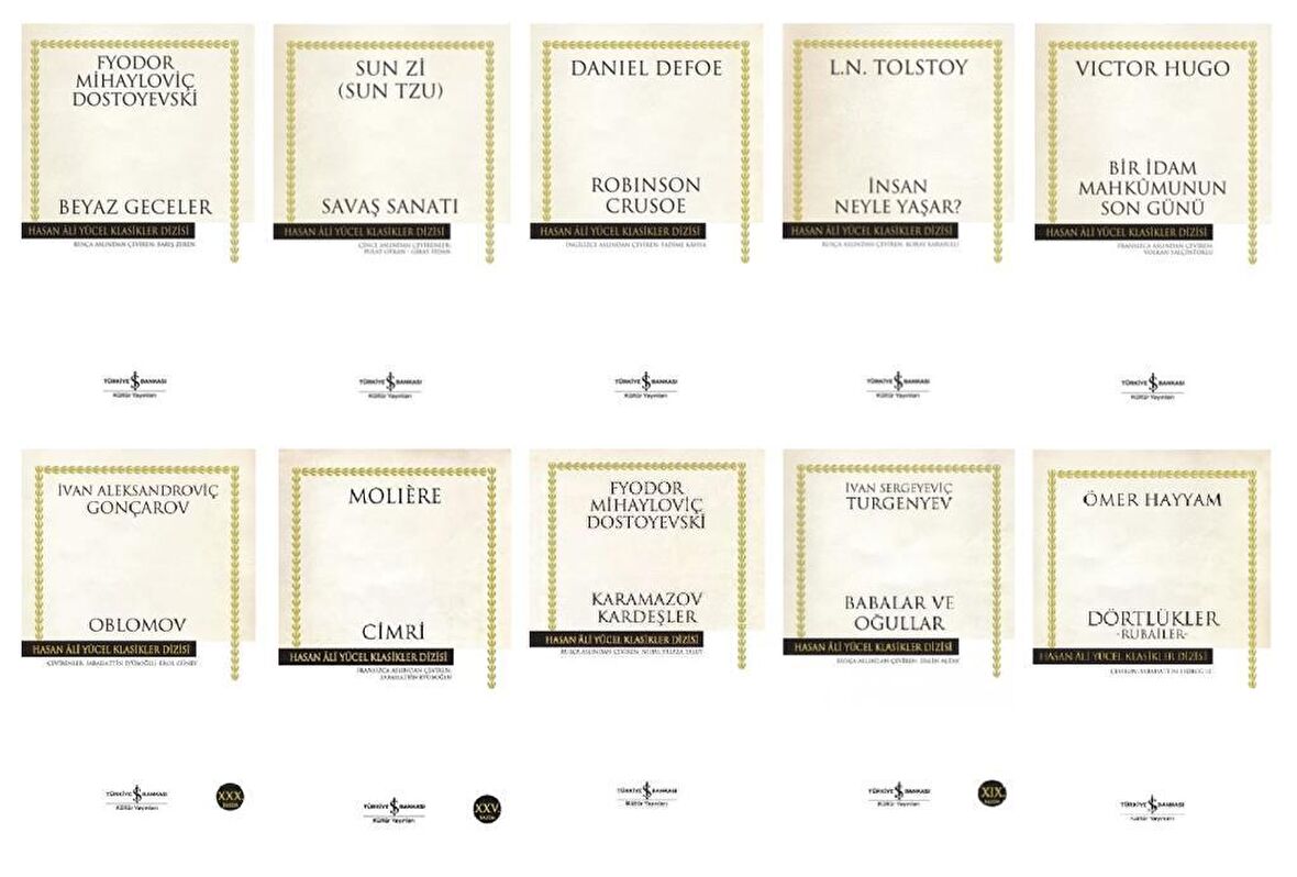 Hasan Ali Yücel Çok Satan Klasikleri  10 Kitap