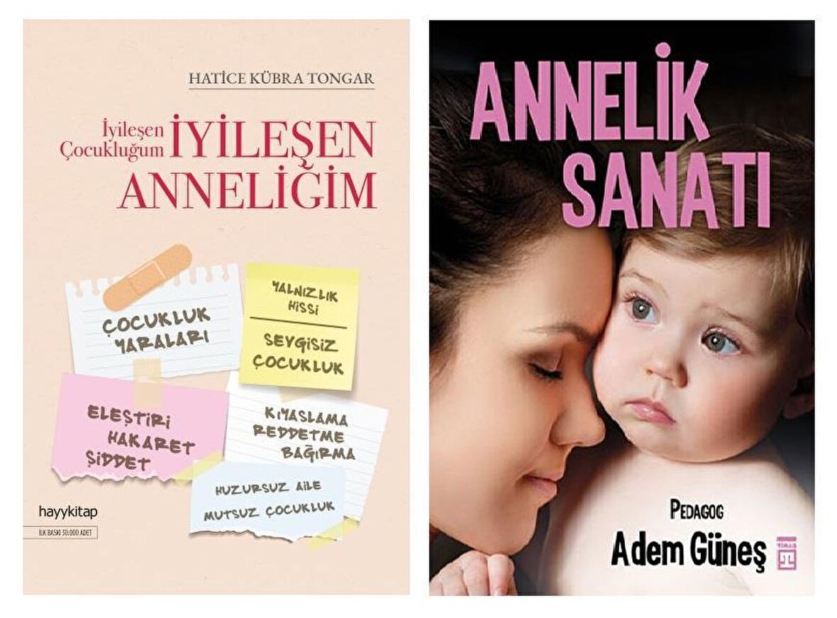 İyileşen Çocukluğum İyileşen Anneliğim + Annelik Sanatı 2 Kitap