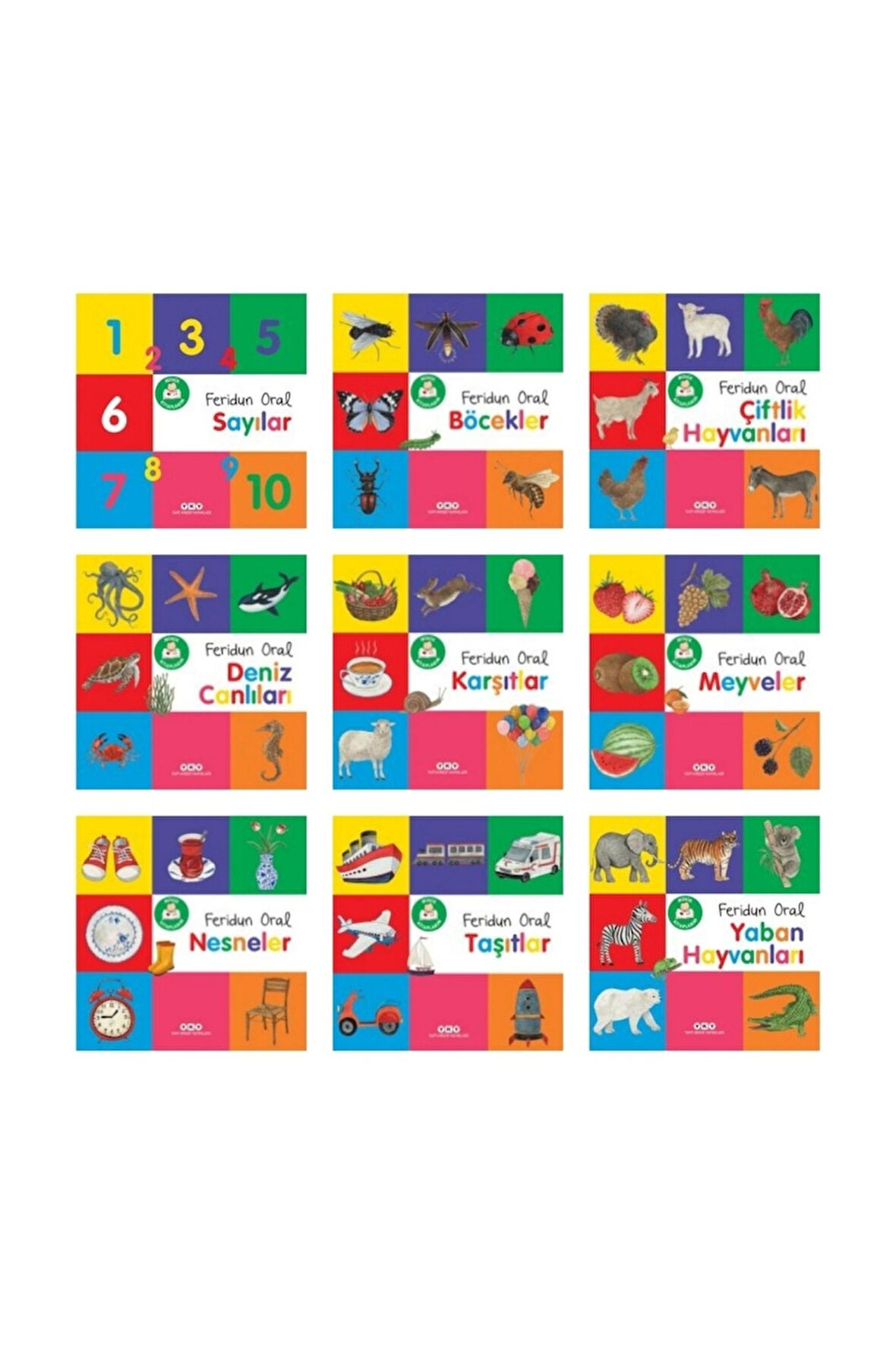 Minik Kitaplarım Serisi 9 Kitaplık Set