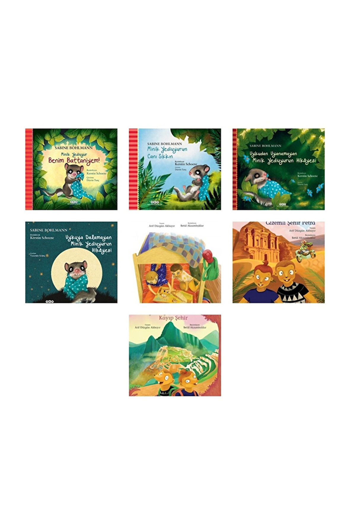 3-8 Yaş Resimli Eğitici 7li Kitap Seti