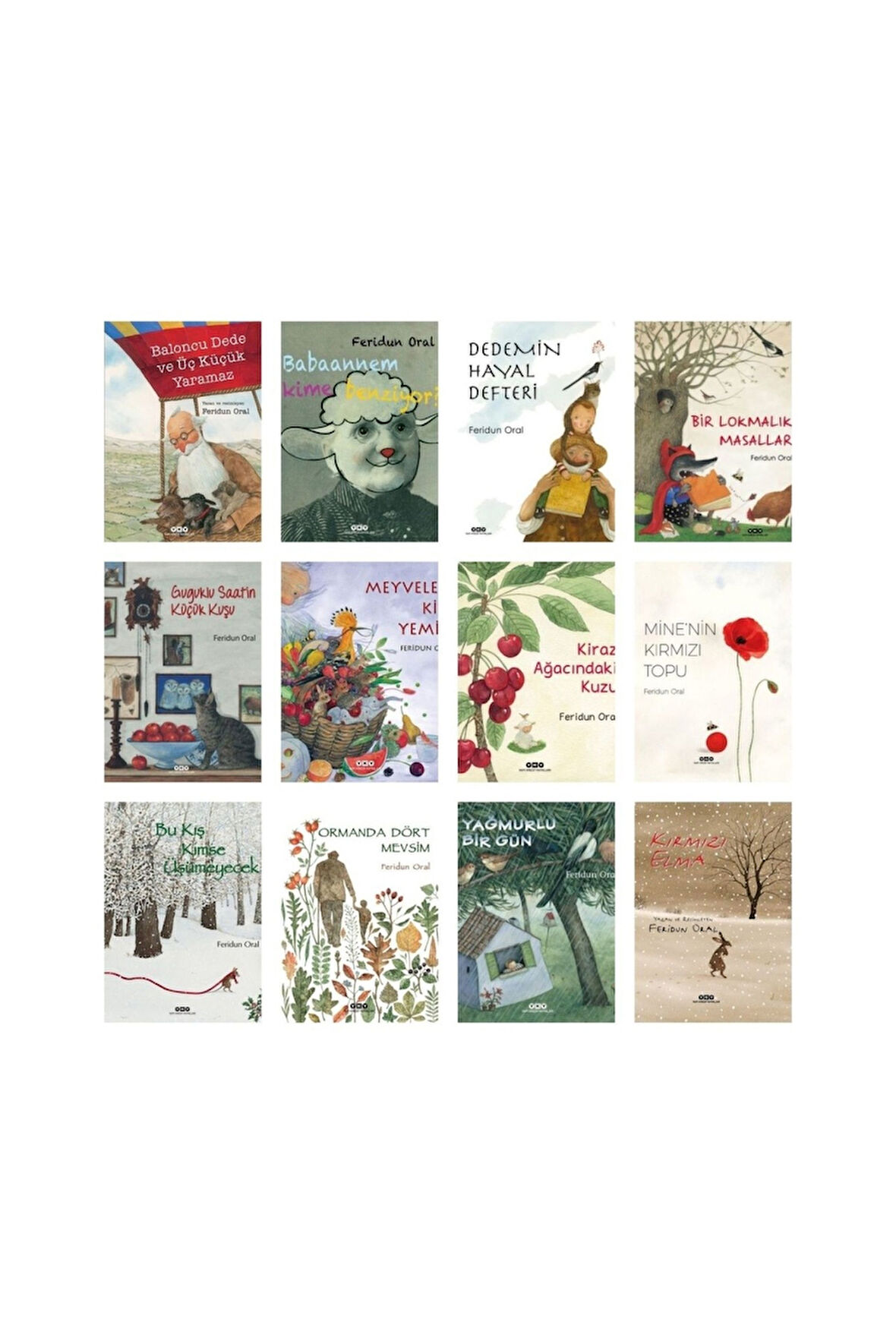 Feridun Oral 3-8 Yaş 12li Çocuk Kitapları