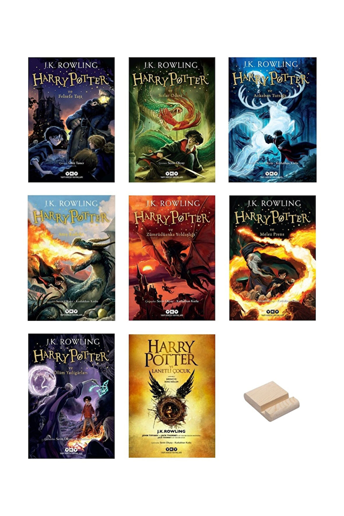 Harry Potter Serisi Tüm Kitaplar ve Lanetli Çocuk 8li Set
