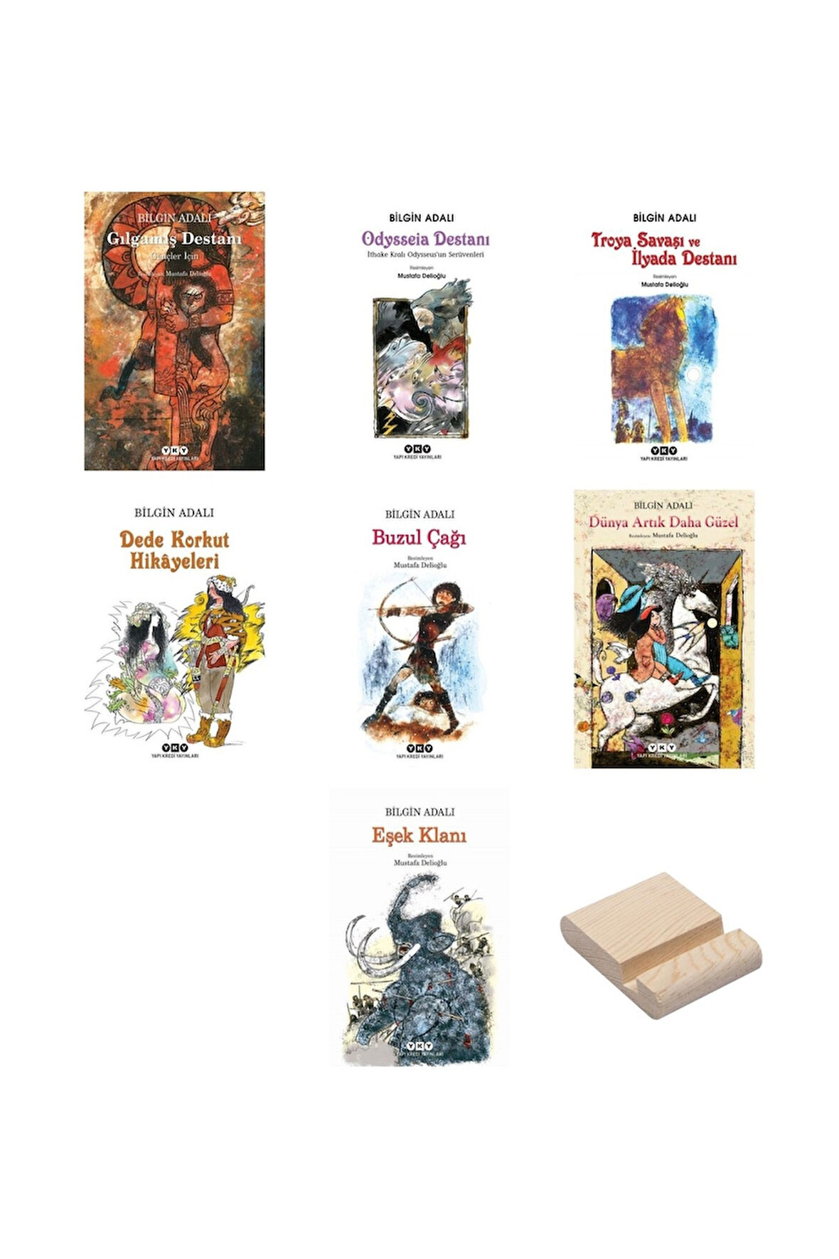 Bilgin Adalı Destan ve Öyküleri 7li Set