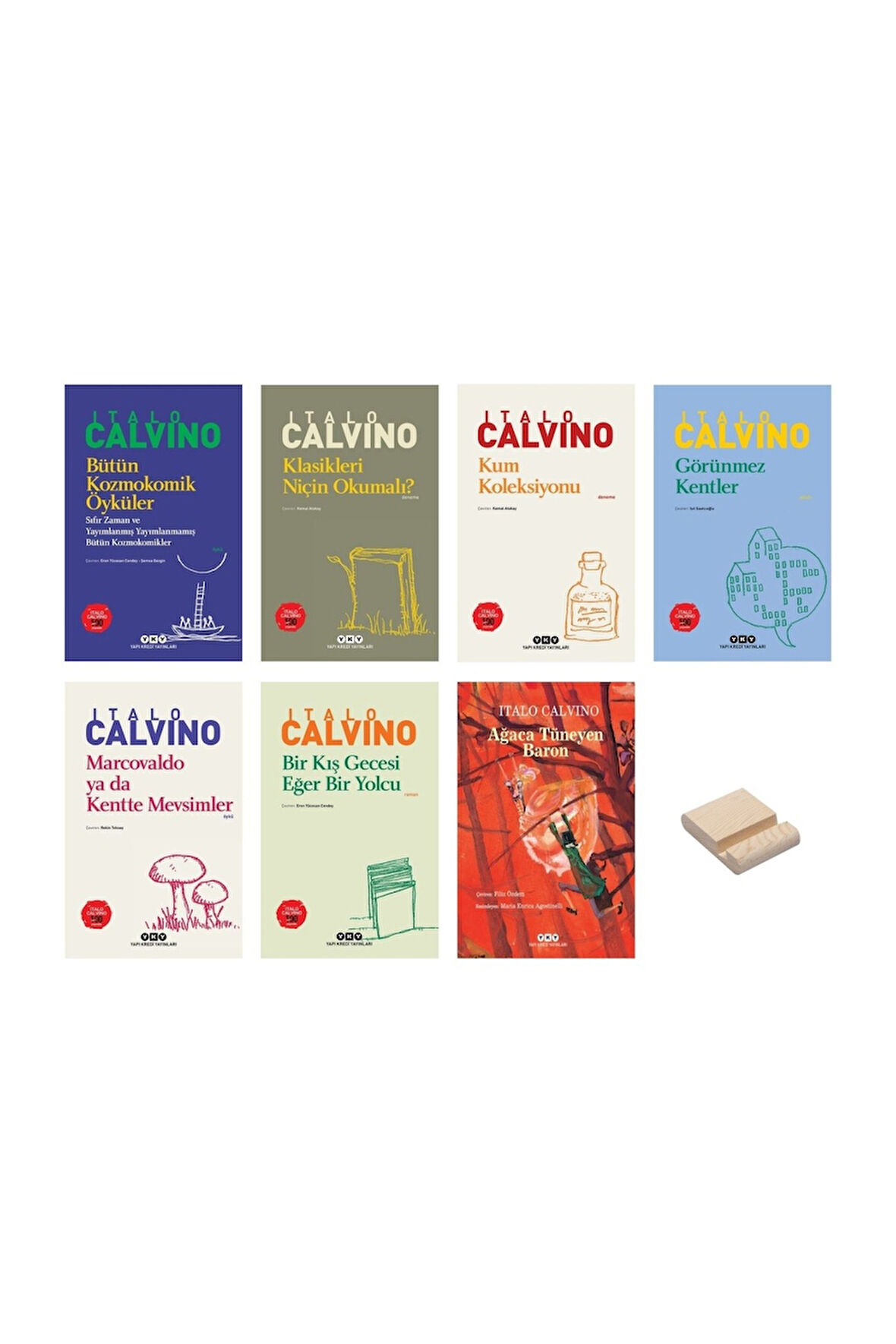 Italo Calvino Seçme Deneme Anlatı ve Roman - Öykü Seti 7 Kitap