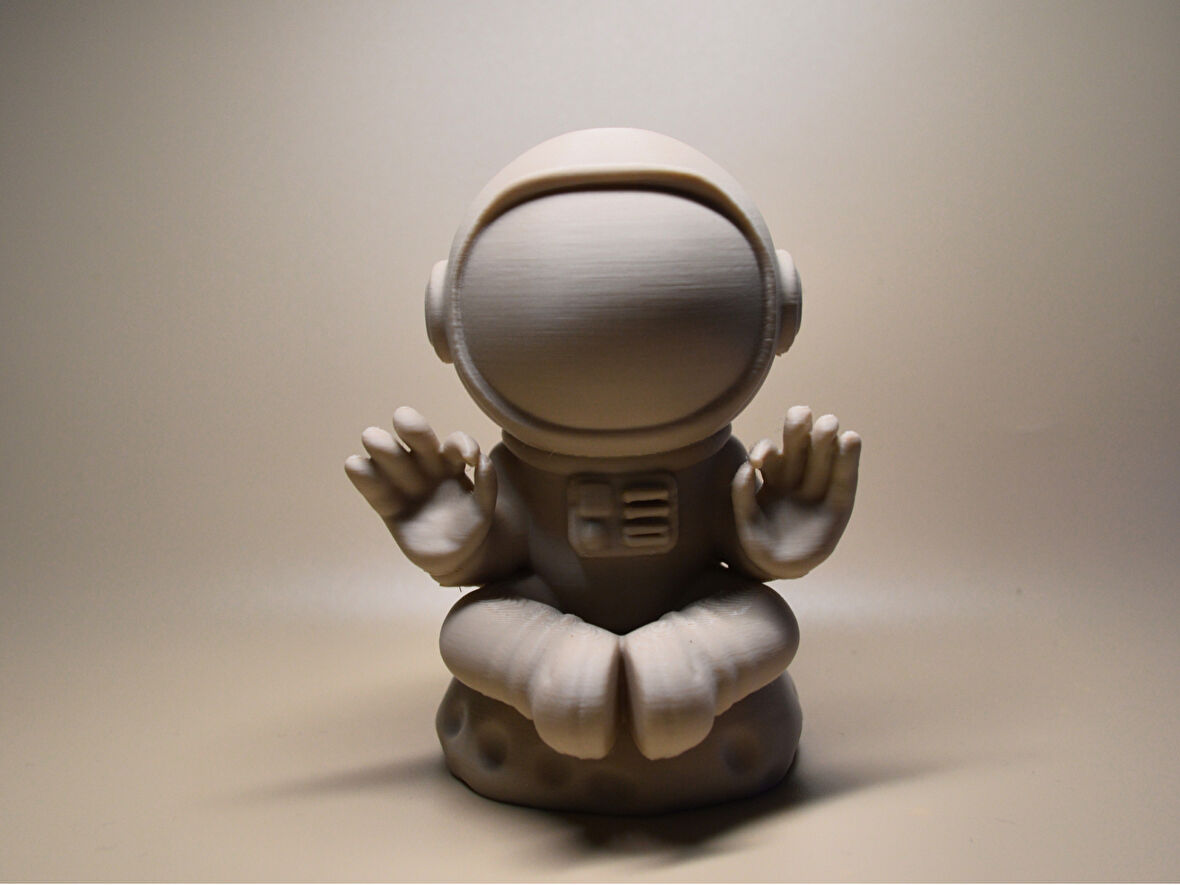 12CM Yoga Yapan Astronot Oyuncak Pla Doğal Malzeme
